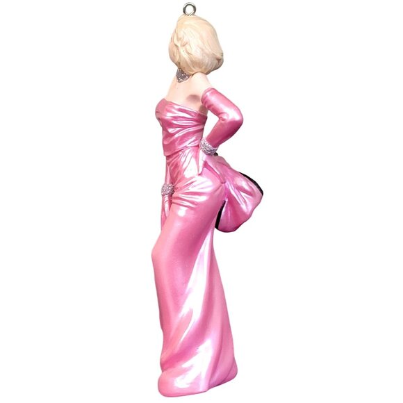 Hallmark Marilyn Monroe 1997 Vintage Keepsake Ornament Pink Gown Christmas Tree - Picture 5 of 13